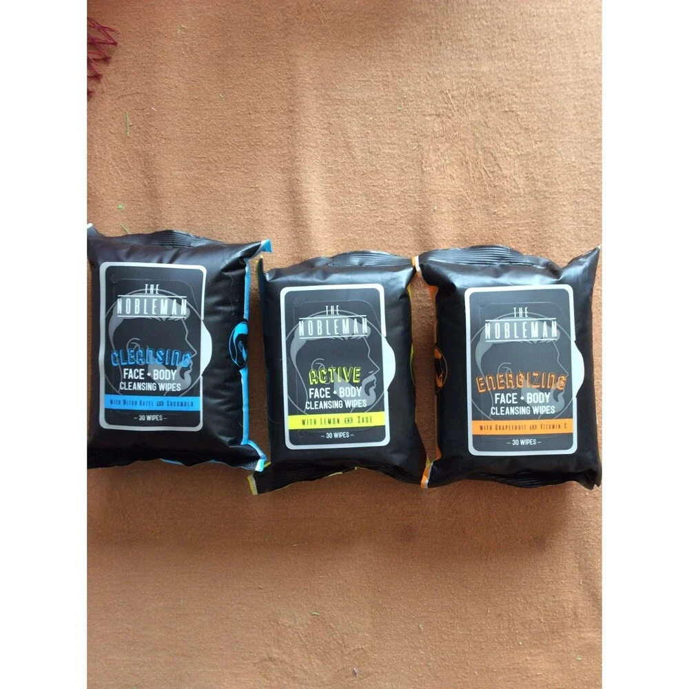 Nobleman Cleansing Wipes for Face and Body B4